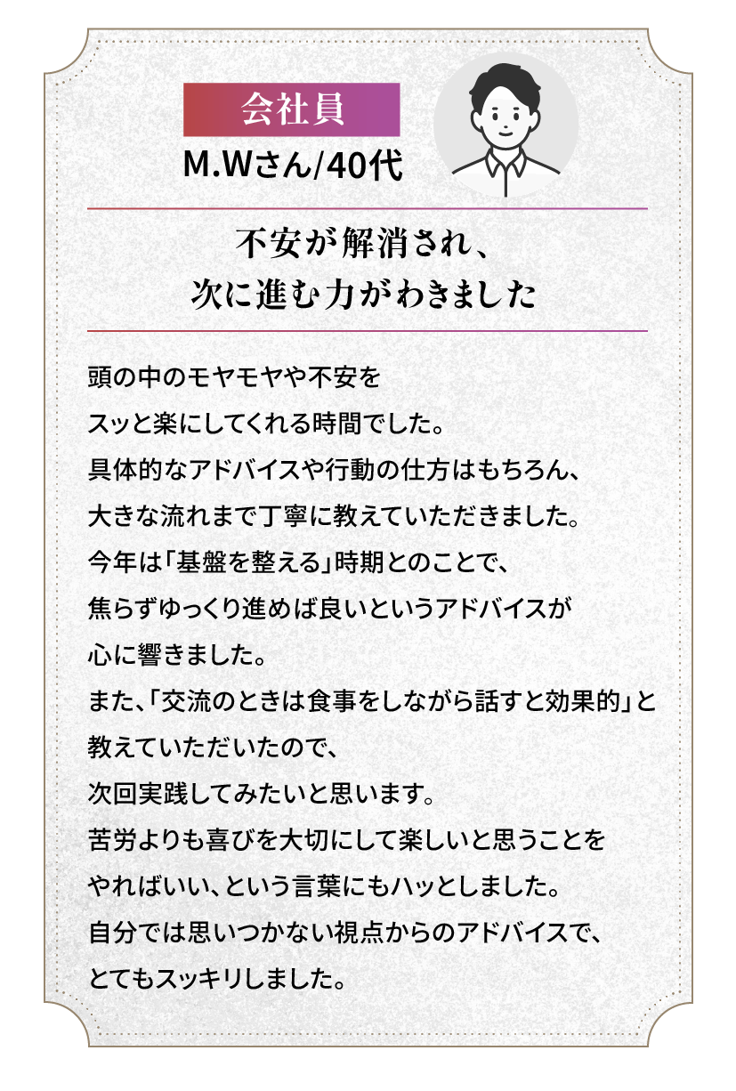 気の流れが変わり新しいスタートが切れました！